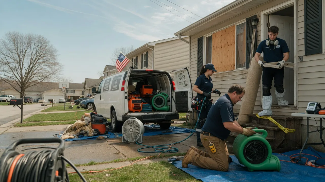 Water Damage Restoration in Toddville, IA near me
